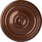 Ekena Millwork Reece Ceiling Medallion (Fits Canopies up to 6 3/4"), Hand-Painted Copper Penny, 21"OD x 1 1/4"P CM21RECPS - alternate 1